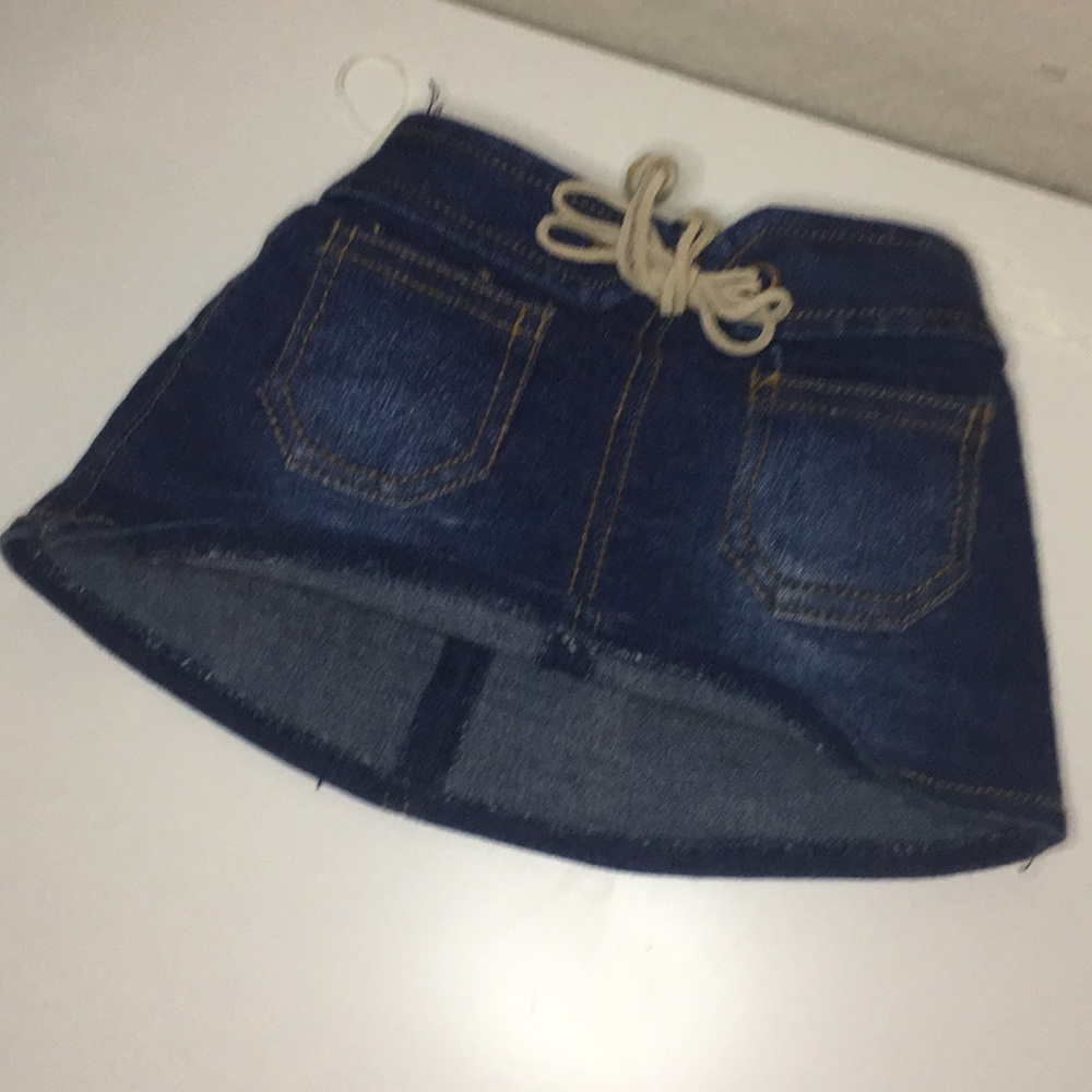 Build-a-bear denim skirt and a build-a-bear romper